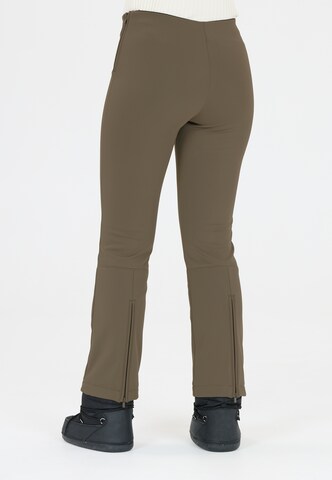 Athlecia Regular Softshellhose Vikki in Grün