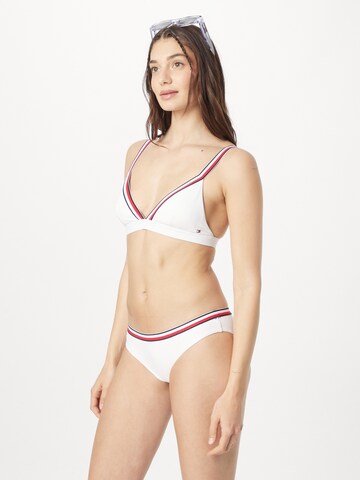 Triangolo Top per bikini di Tommy Hilfiger Underwear in bianco