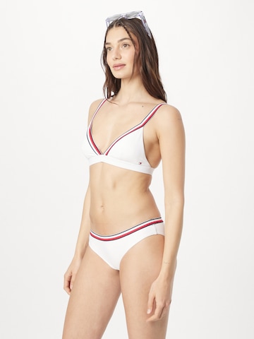Tommy Hilfiger Underwear Triangle Bikini Top in White