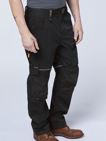 Expand Regular Cargo Pants in Black