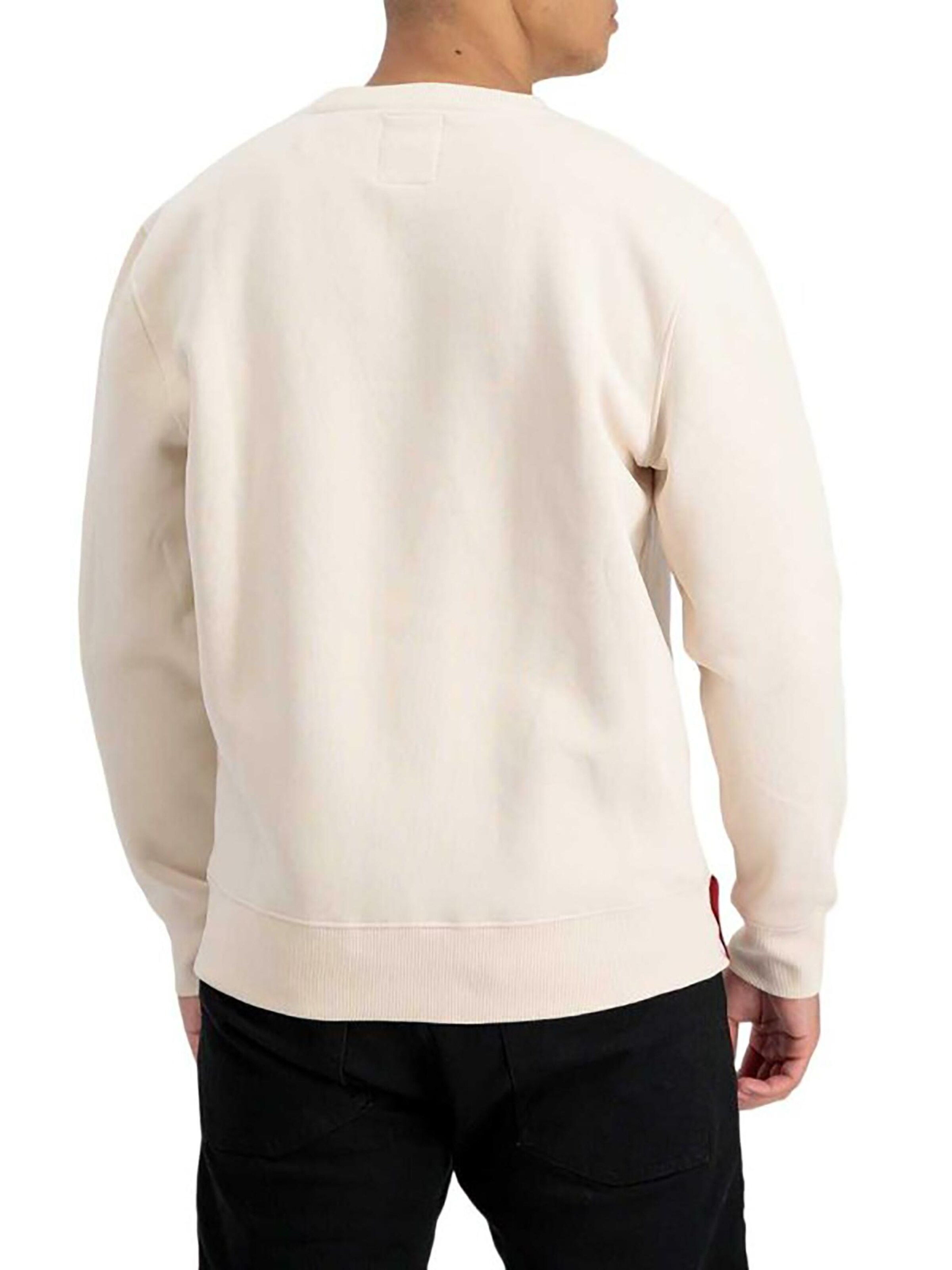 ALPHA INDUSTRIES Sweatshirt in White