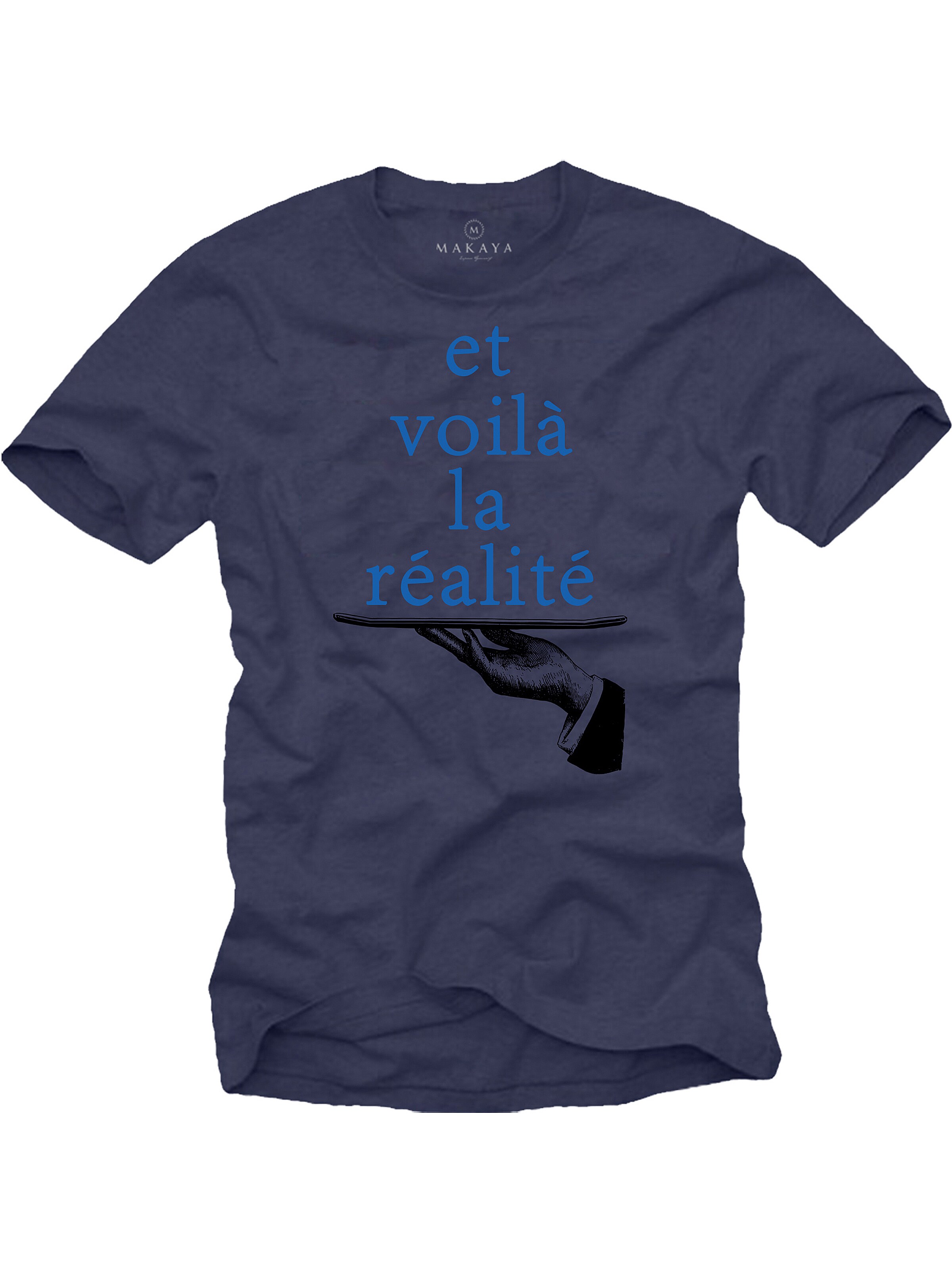 MAKAYA Shirt in Blue: front