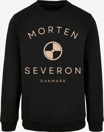 Sweat-shirt 'MORTEN SEVERON' F4NT4STIC en noir : devant