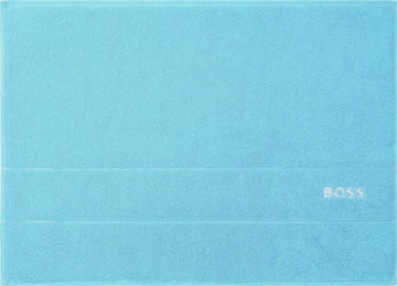 BOSS Home Bathmat 'PLAIN' in Blue: front