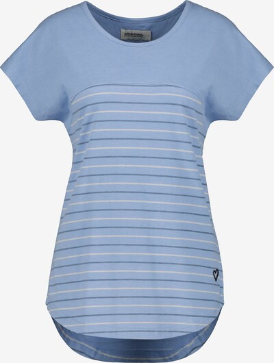 Alife and Kickin T-shirt 'ClarettaAK' en bleu marine / bleu clair / blanc, Vue avec produit