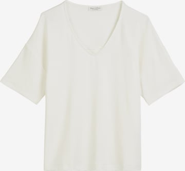 T-shirt Marc O'Polo en blanc : devant