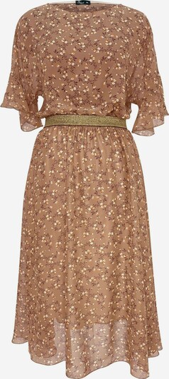 Wisell Kleid in braun / gelb / weiß, Produktansicht