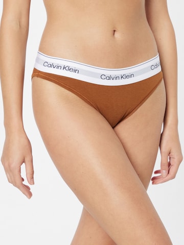 Calvin Klein Underwear Panty in Brown: front