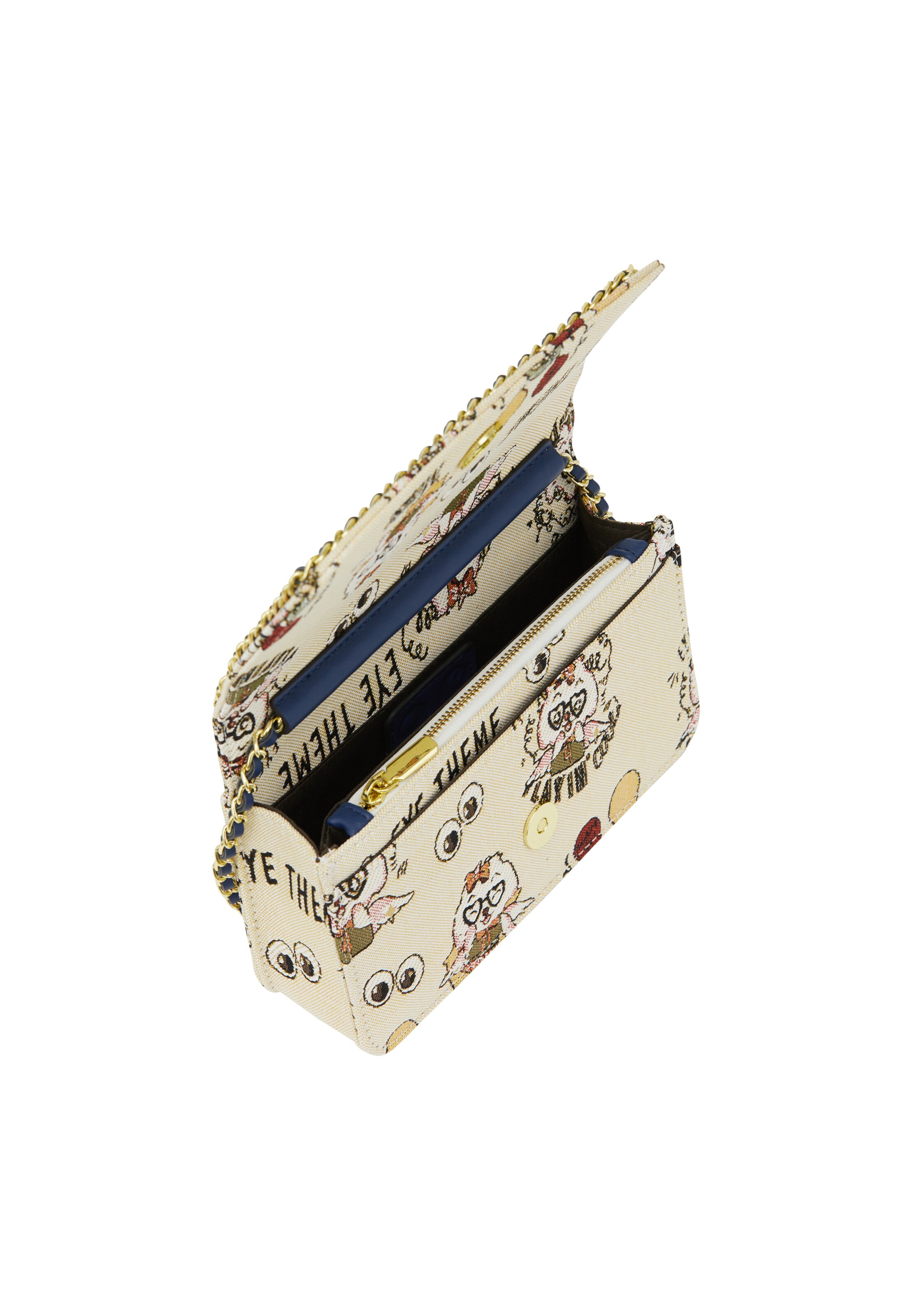 MYMO Schoudertas 'Pop Eyetheme' in Wit