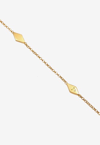 ELLI Halskette Choker 'Geburtsstein' in Gold