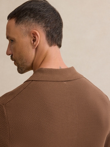 DAN FOX APPAREL Shirt 'Tristan' in Brown