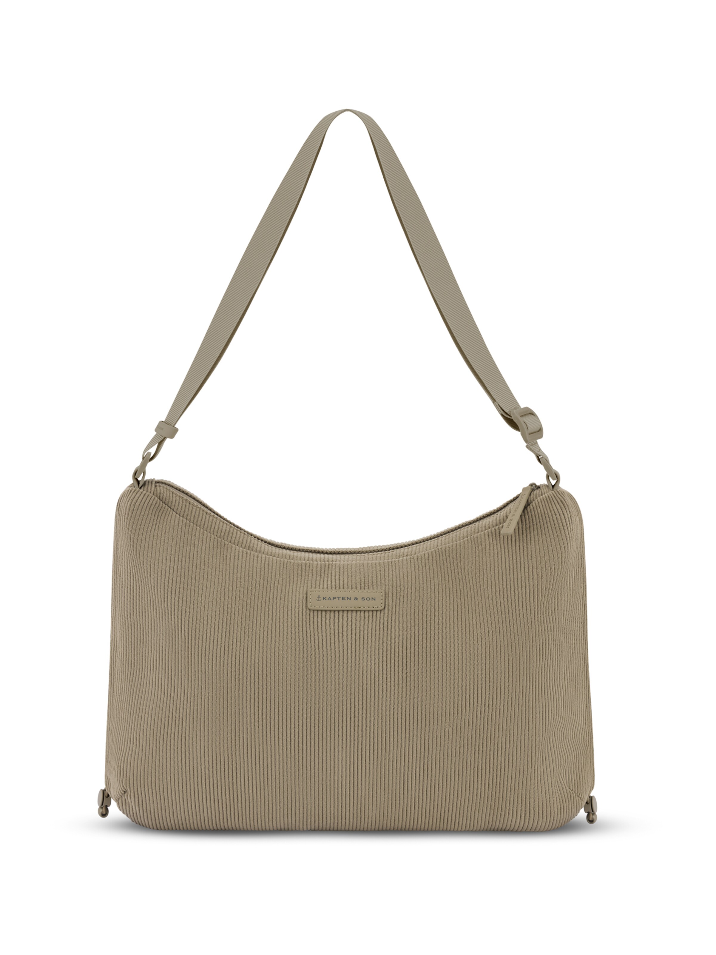 Kapten & Son Чанта за през рамо тип преметка 'Skara' в зелено: отпред