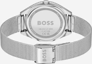 BOSS Black Analoguhr in Silber