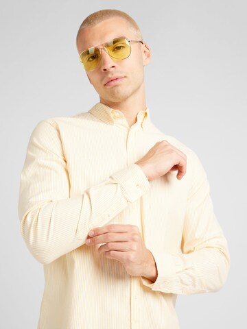 SCOTCH & SODA Regular Fit Hemd 'Essential' in Gelb