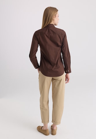Camicia da donna di Felix Hardy in marrone
