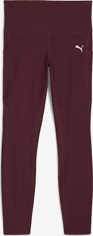 PUMA Skinny Sportbroek in Rood: voorkant