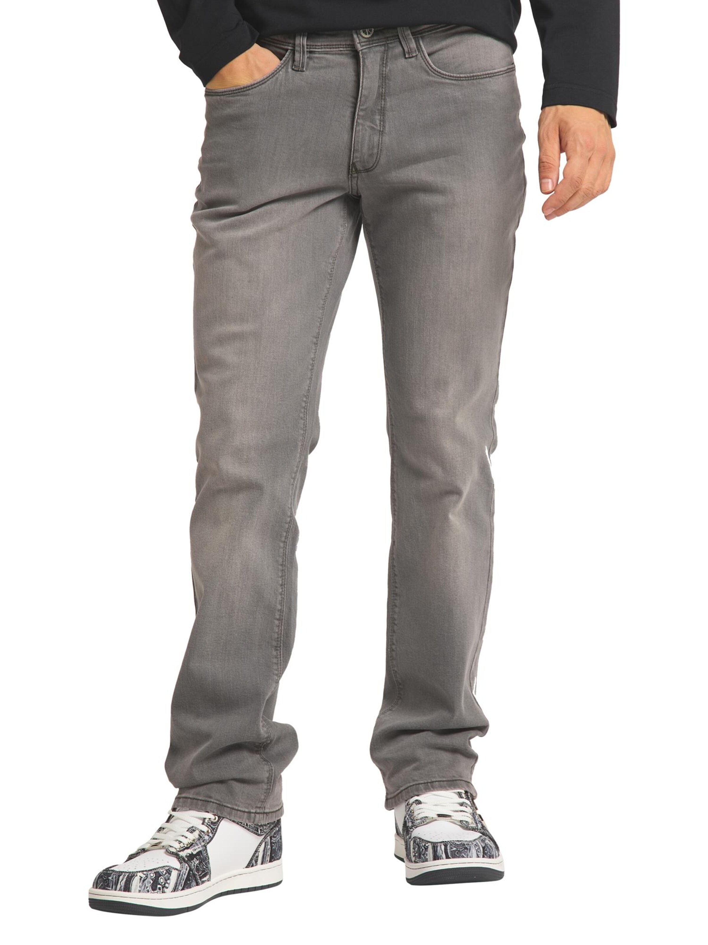Carlo Colucci Regular Jeans 'Dalri' in Grau: Vorderseite