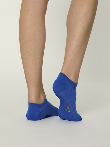 Chaussure basse ' Unisex Colour Sneaker farbige Füßlinge kurz ' Nur Die en bleu