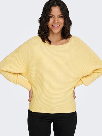 ONLY Trui 'Adeline' in Geel: voorkant