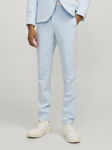 Coupe slim Pantalon 'JJSolar' Jack & Jones Junior en bleu : devant