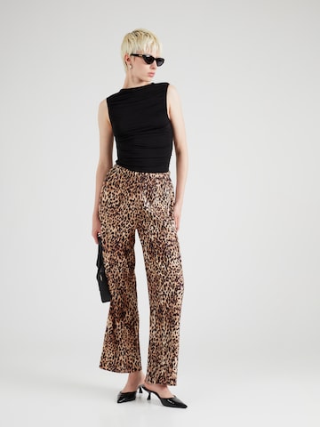 TOPSHOP Wide Leg Hose in Beige