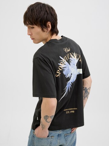 JACK & JONES Shirt 'JORHydra' in Black: front