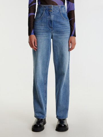 EDITED Regular Jeans 'Cariba' in Blauw: voorkant