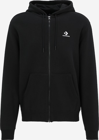 CONVERSEGornji dio trenirke - crna boja: prednji dio