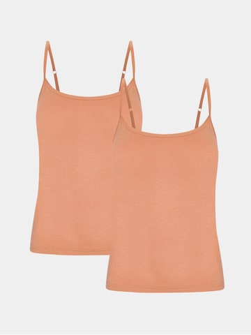 Copenhagen Bamboo Onderhemd in Bruin: voorkant