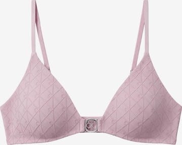 Calvin Klein Underwear Bra in Pink: front