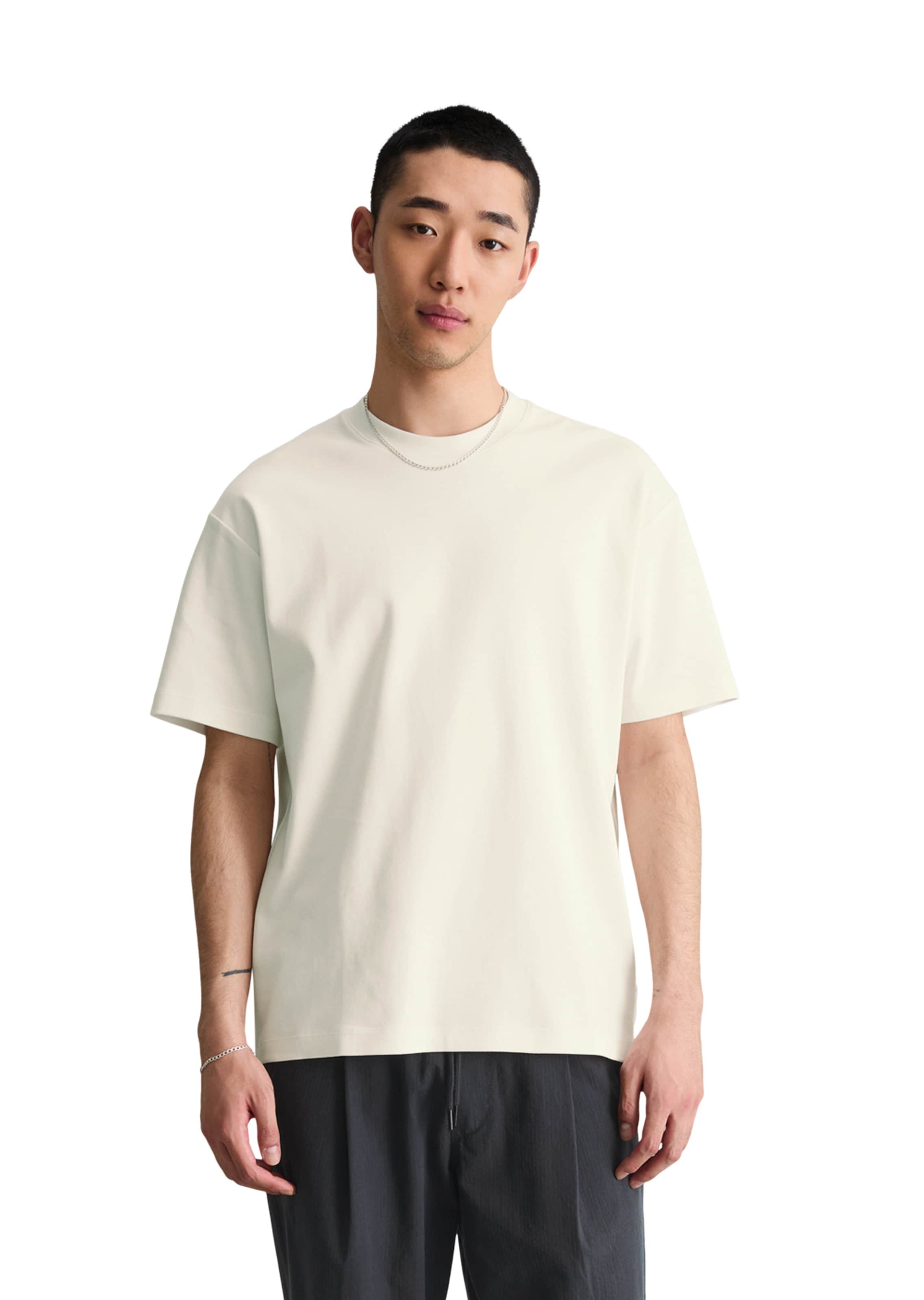 Marc O'Polo DENIM T-Shirt in Beige: Vorderseite