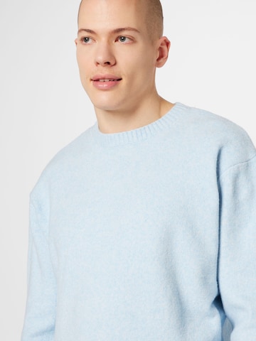 COLOURS & SONS Sweater 'Hairy' in Blue