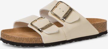 TAMARIS Pantolette i beige: framsida