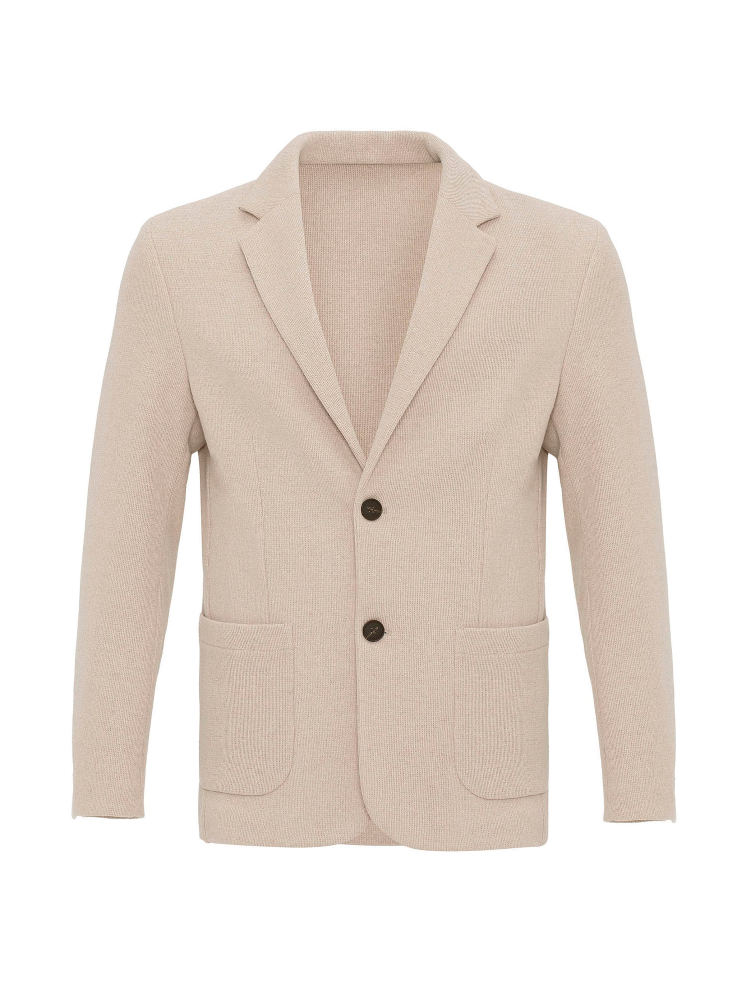 Veste de costume Antioch en beige : devant
