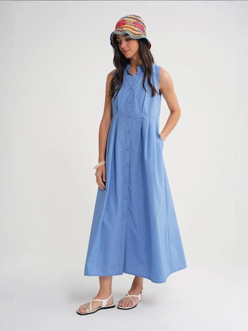 Robe-chemise MixRay en bleu