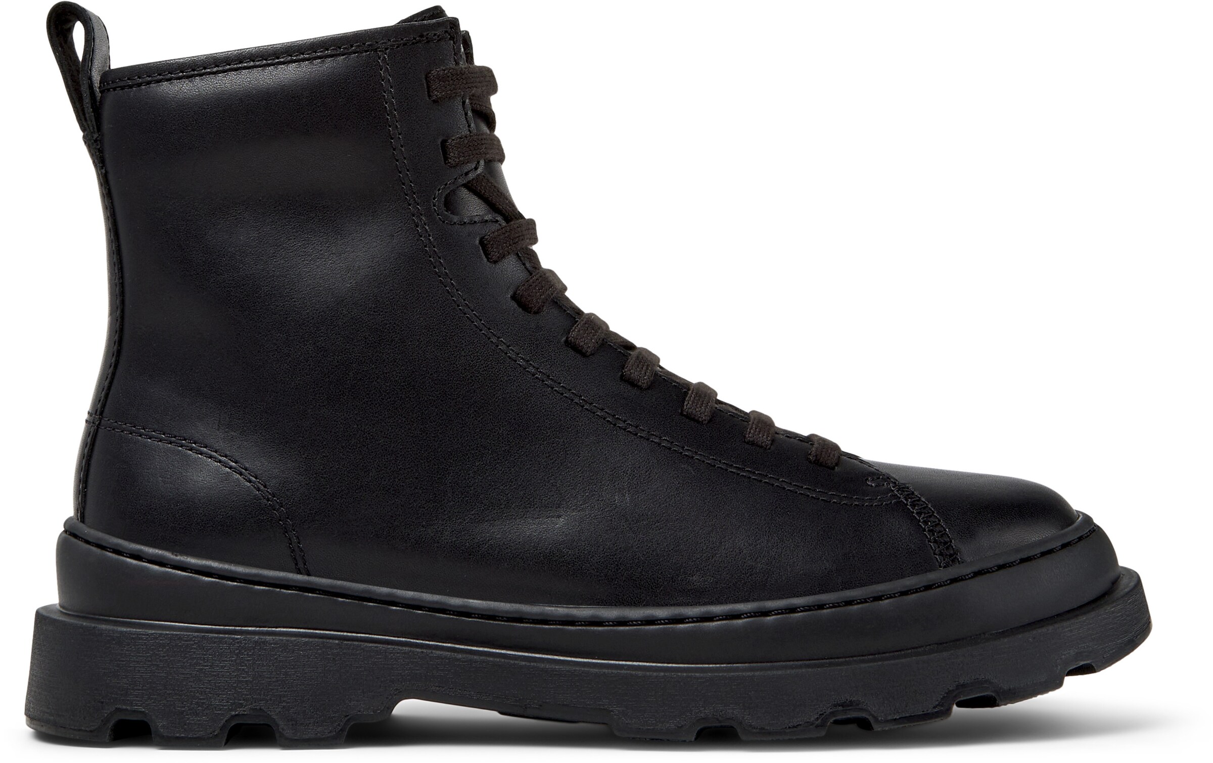 CAMPER Lace-up bootie 'Brutus+' in Black: front