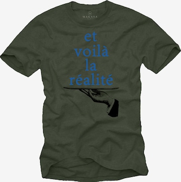 MAKAYA Shirt in Green: front