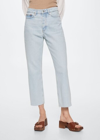 MANGO Wide Leg Jeans 'Havana' in Blau: predná strana