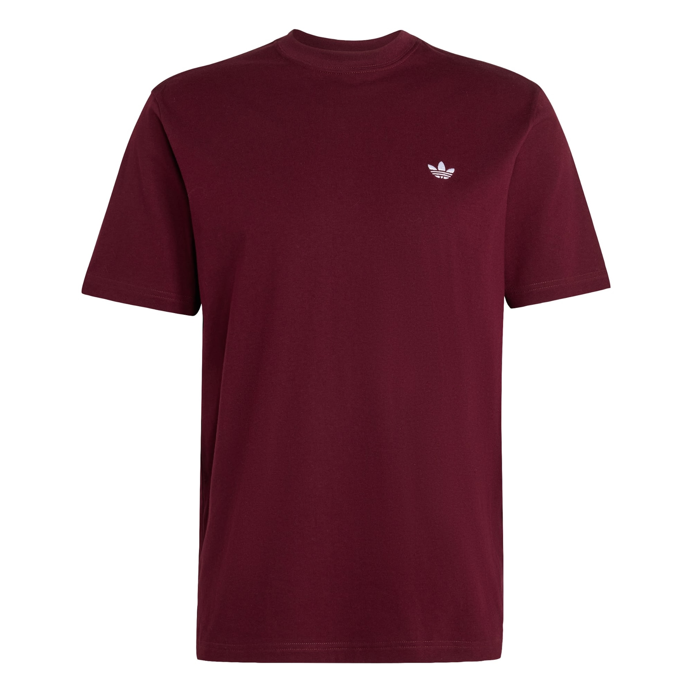 ADIDAS ORIGINALS Shirt 'Trefoil Essentials' in Rood: voorkant