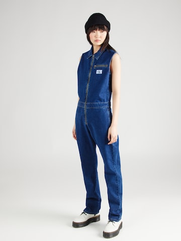 Calvin Klein Jeans Jumpsuit in Blauw: voorkant