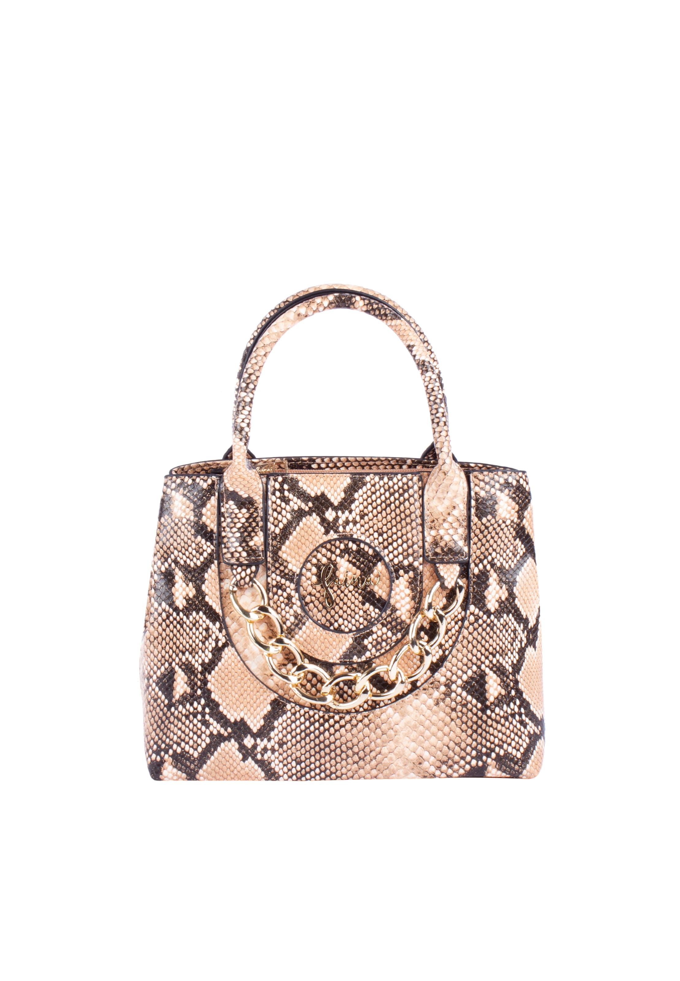 faina Handtas in Beige: voorkant