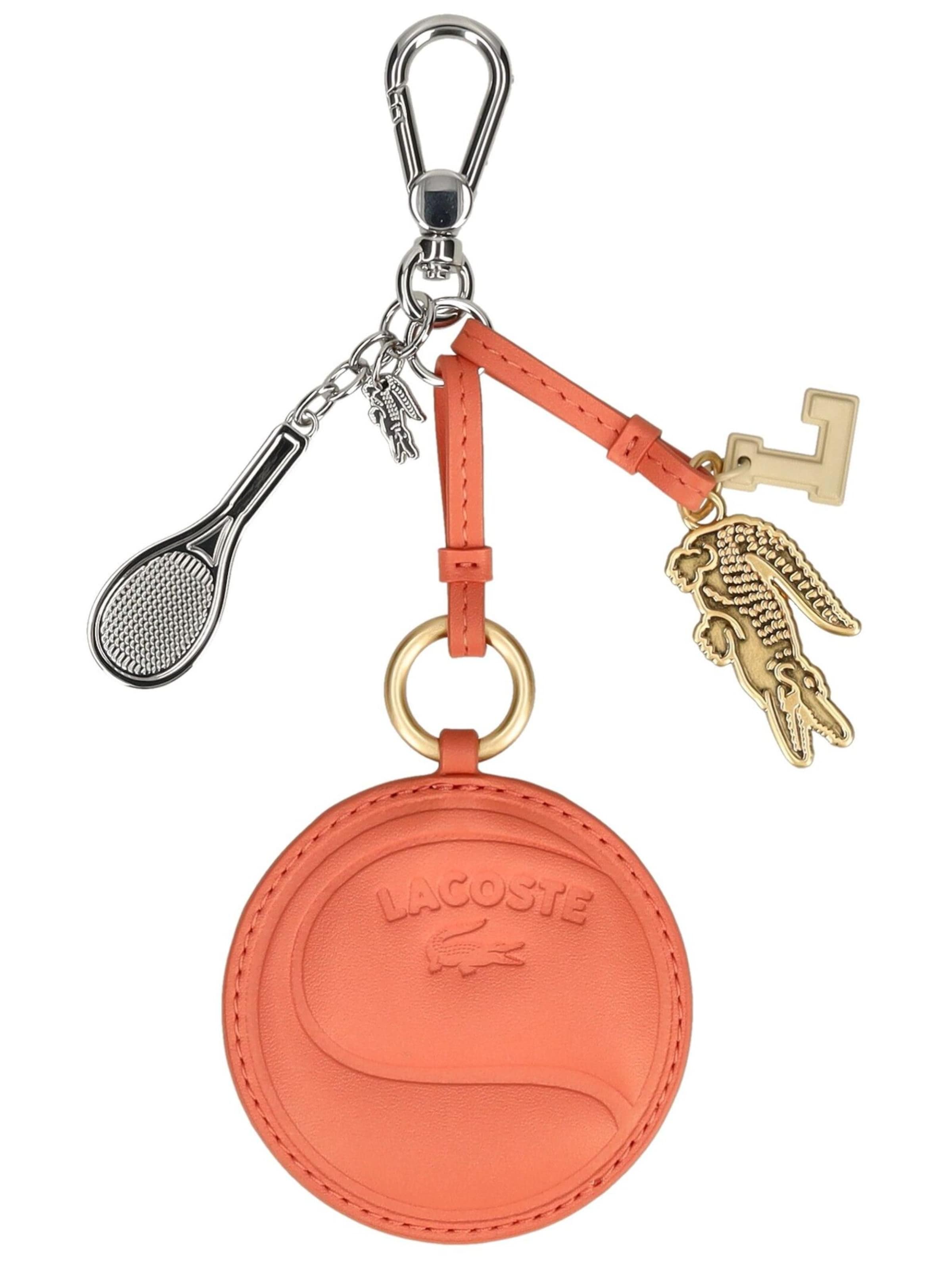 Portachiavi di LACOSTE in arancione: frontale