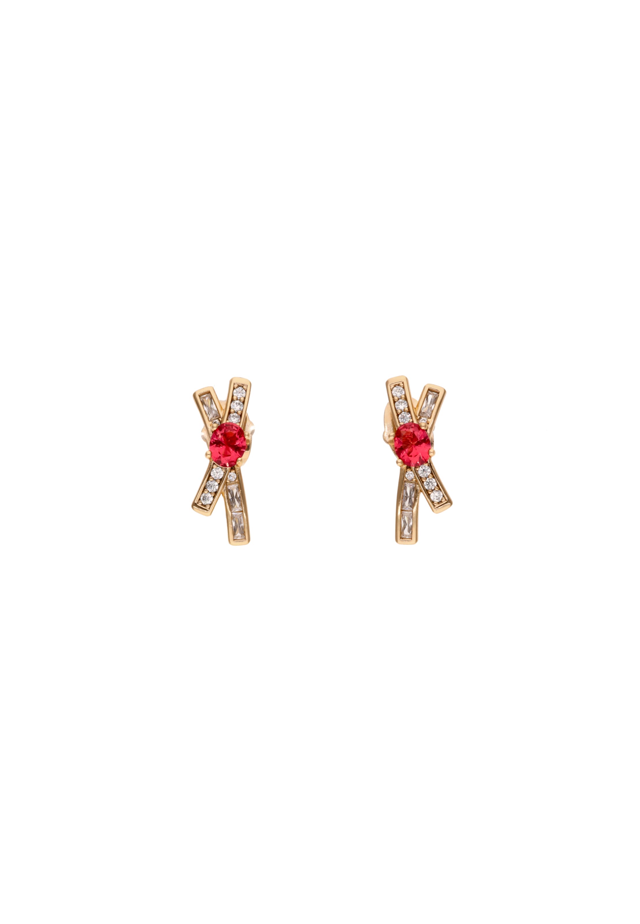 Boucles d'oreilles NAEMI en or : devant
