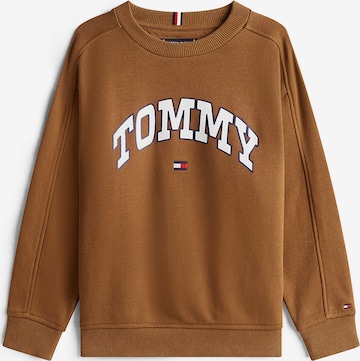 TOMMY HILFIGER Sweatshirt 'Varsity' in Braun: Vorderseite