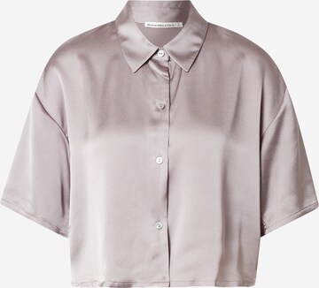 Abercrombie & Fitch Blouse 'Chase' in Grey: front
