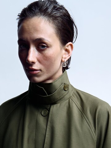 REYTEL - Pendientes 'SILHOUETTE' en plata: frente