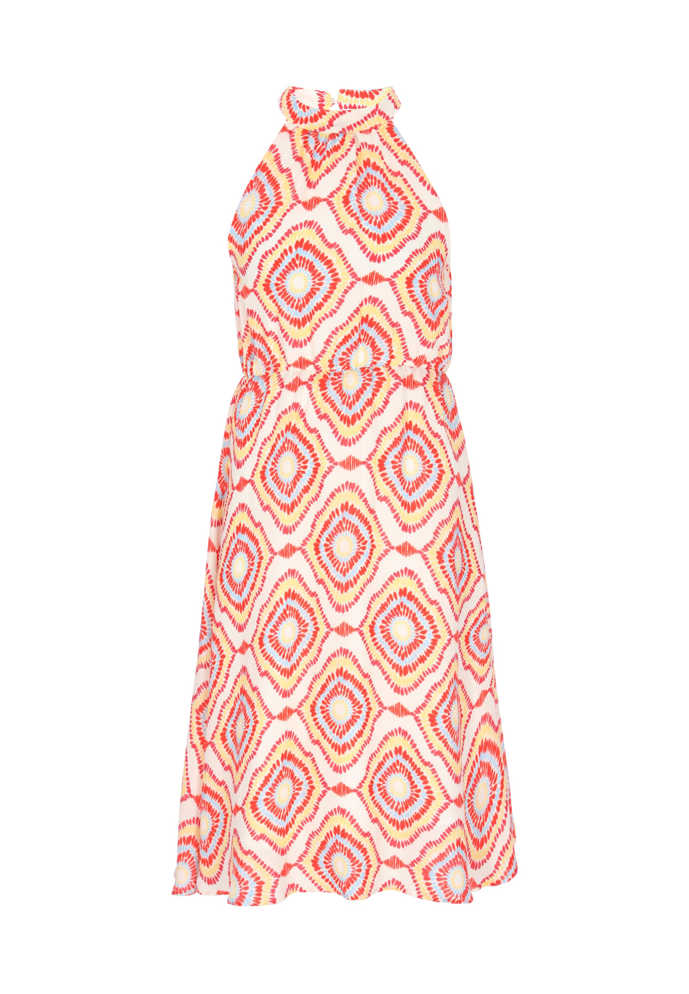 IZIA - Vestido de verano 'Festival' en naranja: frente