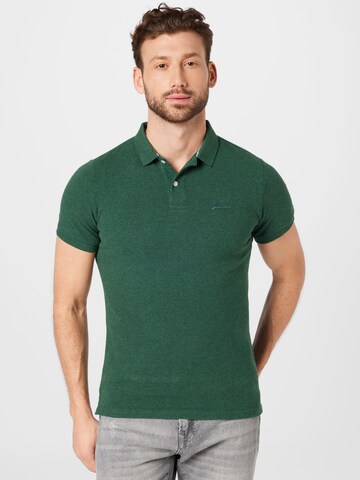 Superdry Poloshirt in Grün: Vorderseite