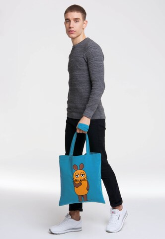 LOGOSHIRT Shopper 'Die Sendung mit der Maus - Maus' in Blue