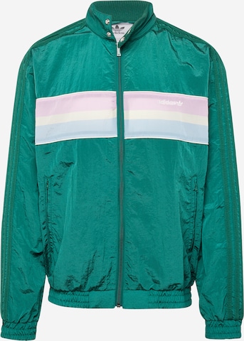ADIDAS ORIGINALS Φθινοπωρινό και ανοιξιάτικο μπουφάν '80s' σε πράσινο: μπροστά